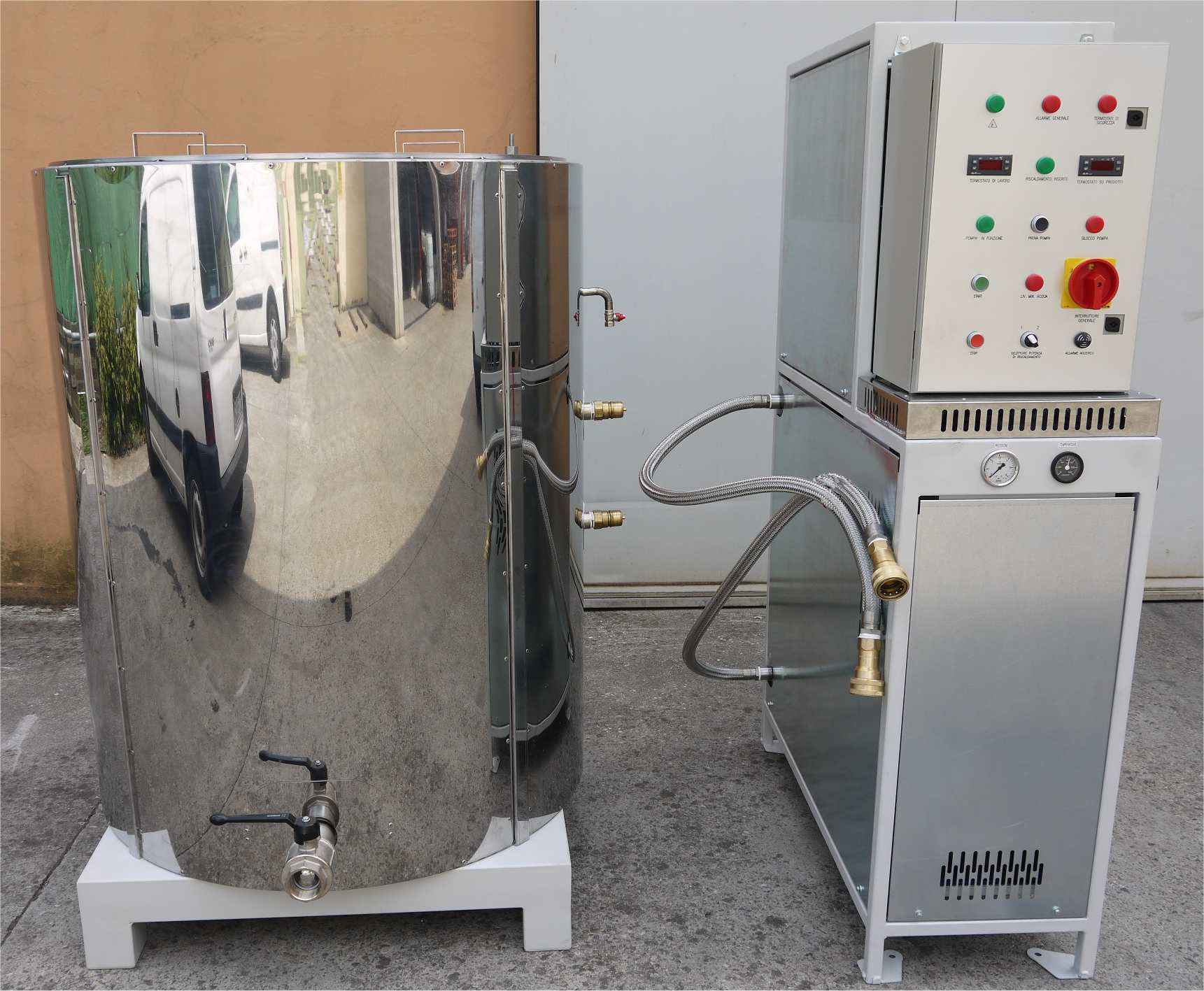 Elektrisches Thermoöl-Heizaggregat Mod. RO